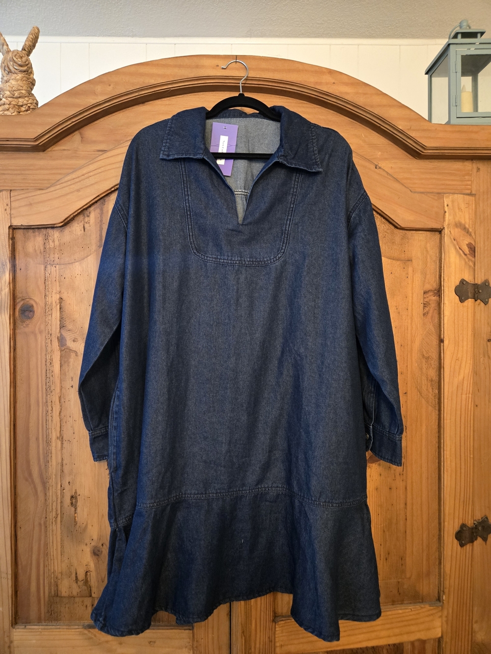 Amazon Dark Blue Denim Mini Dress